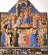 Fra Angelico The Coronation of the Virgin (mk05) USA oil painting artist